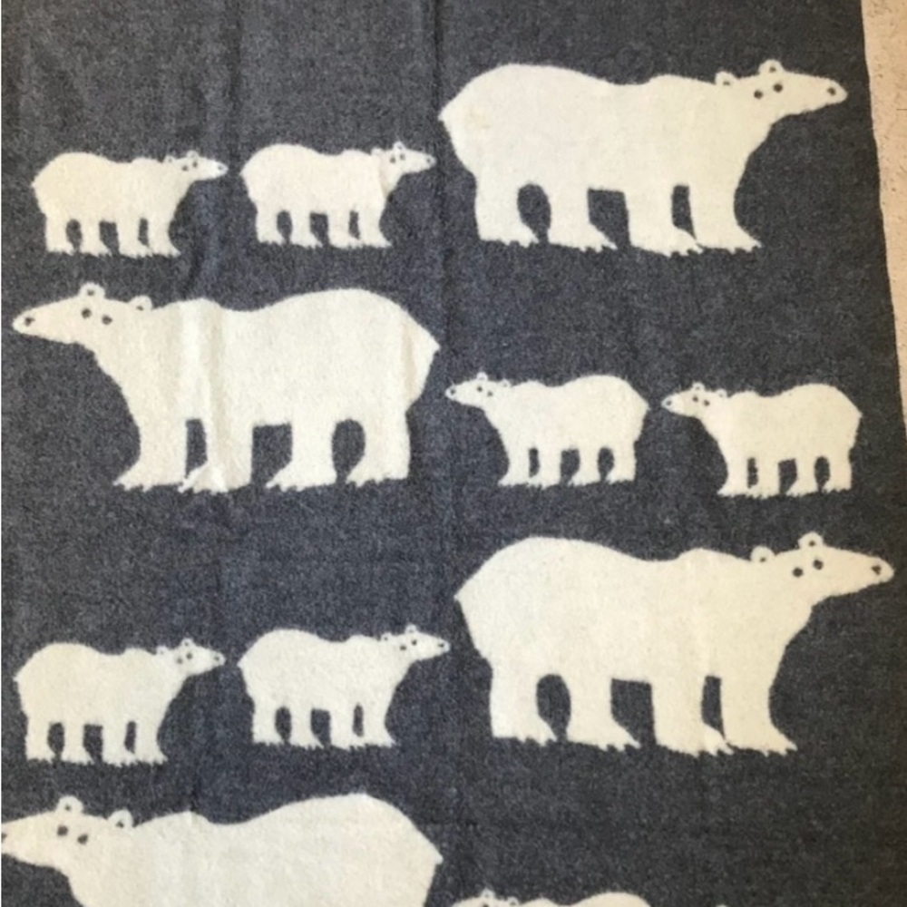Wool bear blanket